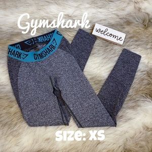 ❌SOLD Gymshark flex leggings Charcoal Marl teal